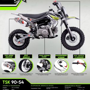 2026 Thumpstar Tsk 90 C 4 Stroke Dirt Bike